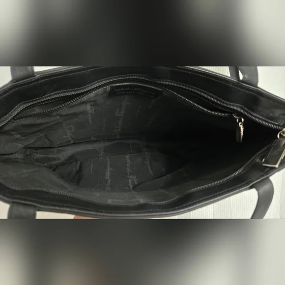 EUC Vintage Salvatore Ferragamo Nylon And Leather Tote w/COA - Picture 6 of 8